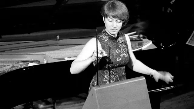 Lydia Kavina playing the theremin