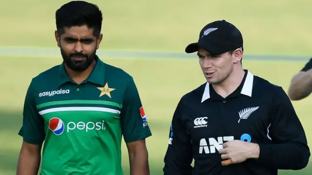 पाकिस्तान और न्यूज़ीलैंड के कप्तान