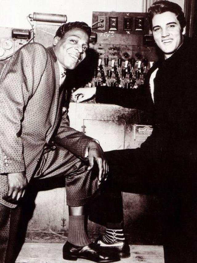 Brook Benton e Presley, nos bastidores do Goodwill Revue, da WDIA,vivo casino1957