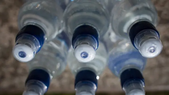 Botellas de agua