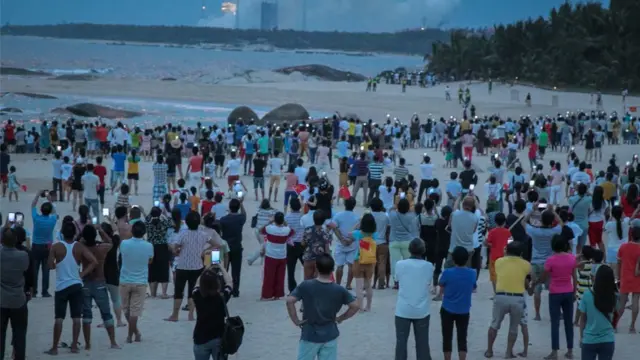 запуск спутника в Китае