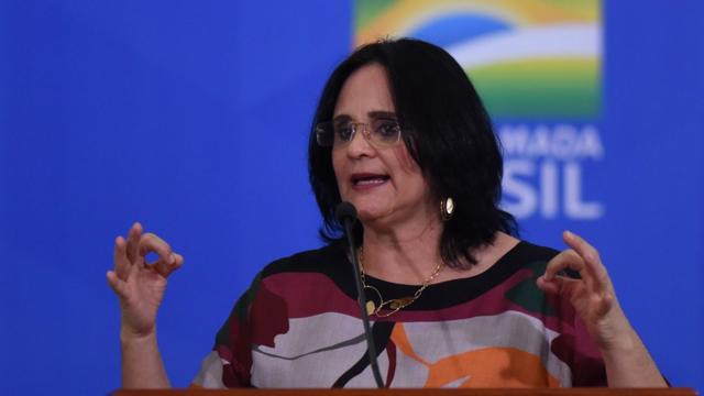 Damares Alves, ministra brasileña de la Mujer, la Familia y los Derechos Humanos.