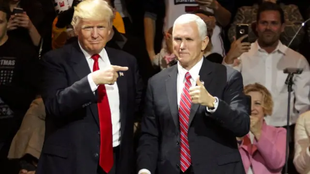 डोनल्ड ट्रंप, माइक पेंस