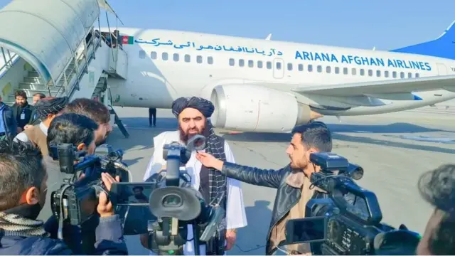 इस्लामाबाद रवाना होने से पहले तालिबान शासन के कार्यकारी विदेश मंत्री अमीर ख़ान मुत्तक़ी