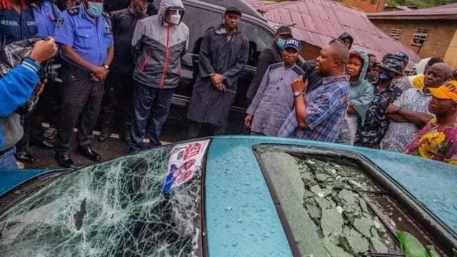 Lara ọkọ to bajẹ lasiko ija oselu ni Owo