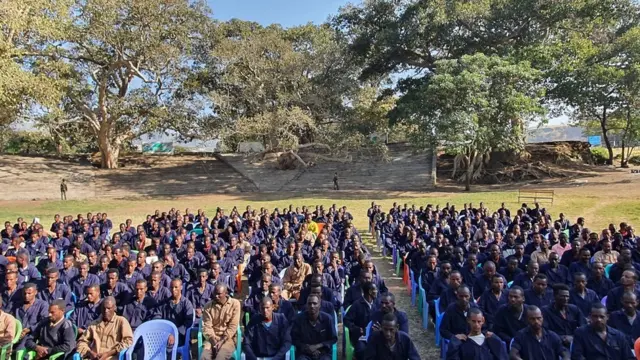 በስልጠና ላይ ያሉ የኦሮሚያ ፖሊስ አባላት።