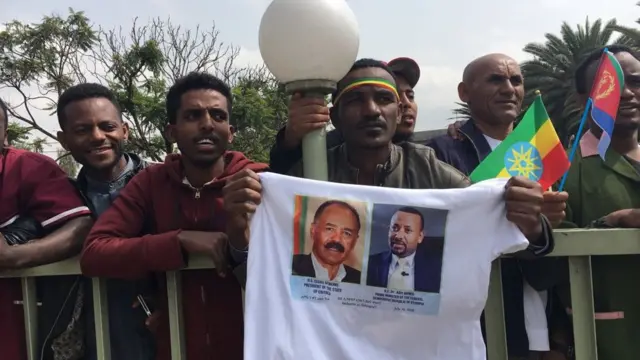 መናእሰይ ኣብ ኣቀባብላ መራሒ ኤርትራ 14 ሓምለ 2018