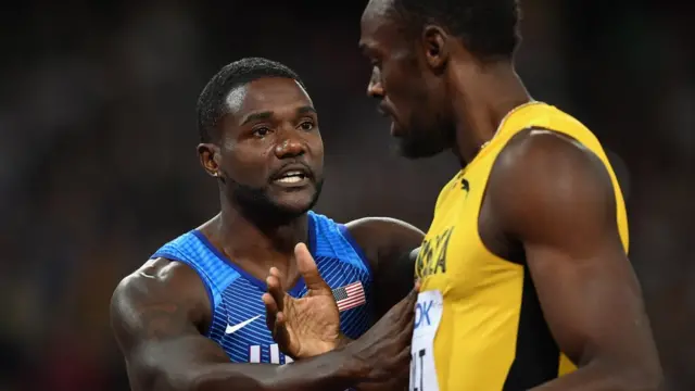 Гатлин и Болт