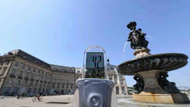 بورڈوا، فرانس، ہیٹ ویو