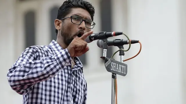 દલિત નેતા જિજ્ઞેશ મેવાણીનો ફોટોગ્રાફ