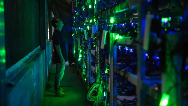 cadena de bitcoins en China