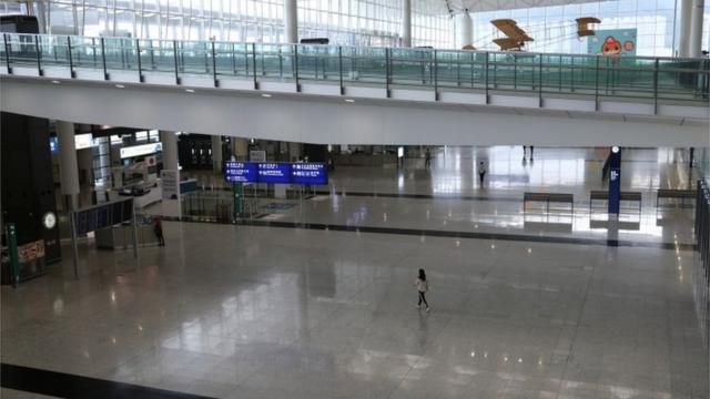 A general view of Hong Kong International Airport, following the coronavirus disease (COVID-19) outbreak, in Hong Kong, China May 7, 2020