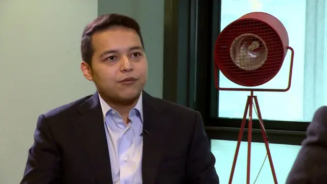 Іслам Карімов-молодший під час інтерв'ю Узбецькій службі ВВС