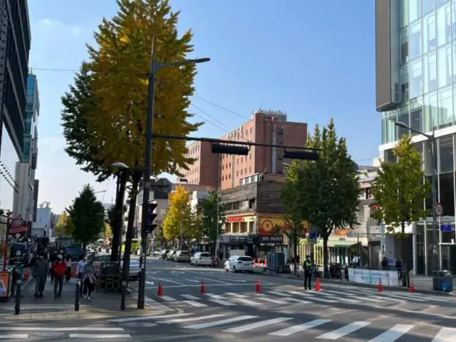 首尔知名商圈梨泰院附近的街道