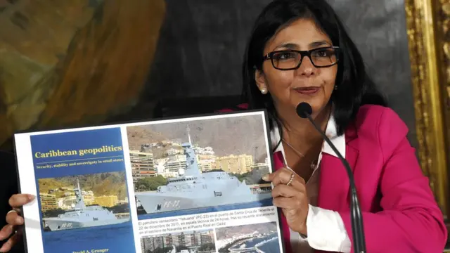 La ministra de Relaciones Exteriores de Venezuela, Delcy Rodríguez.