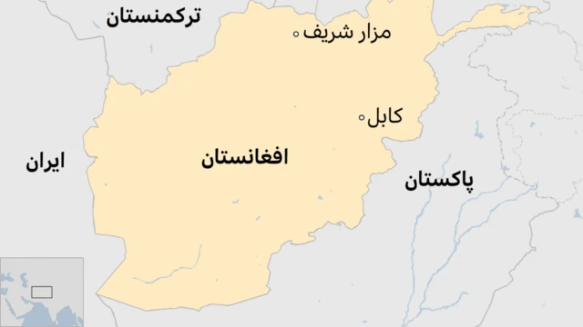نقشه افغانستان
