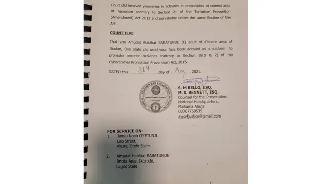 Charges against Sunday Igboho aides