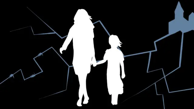 Иллюстрация женщина и ребенок