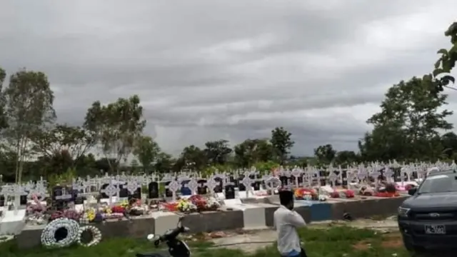 ဇွန်လ ၂၅ ရက်နေ့က ကလေးမြို့ခရစ်ယာန်သုသာန်မှာ လူ ၁၆ ယောက်ကို သင်္ဂြိုဟ်ခဲ့ပြီး အများစုဟာ ကိုဗစ်လက္ခဏာပြပြီး သေဆုံးသူတွေလို့ဆို