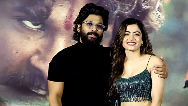 अल्लू अर्जुन, अभिनेत्री रश्मिका मंदाना