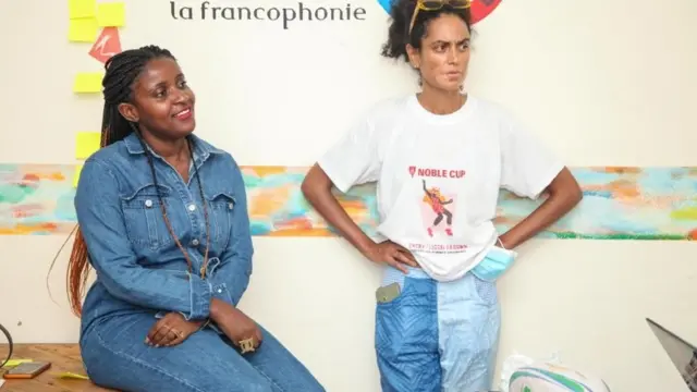 Bénédicte Joan Ouamba et Sara Eklund de Noble Cup