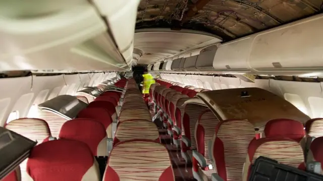 Un avión descontinuado por dentro