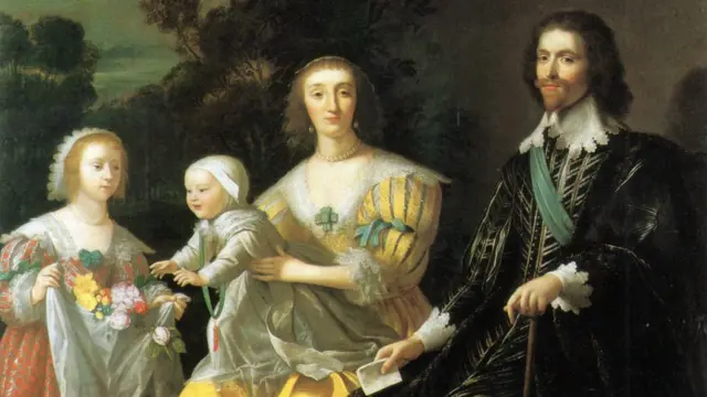 Герцог Бэкингем с семьей