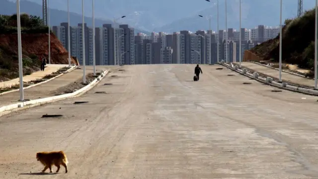 Огромные городские районы по-прежнему стоят пустыми, так и не дождавшись жильцов, которые, вопреки ожиданиям, не поехали сюда из деревень