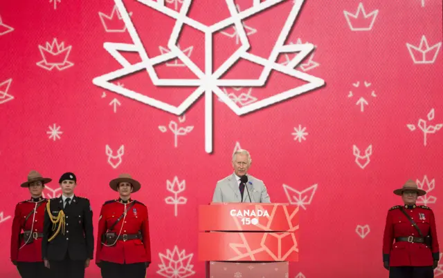 เจ้าฟ้าชายชาร์ลส์ มกุฎราชกุมารอังกฤษและพระชายา เสด็จร่วมงานวันชาติแคนาดาด้วย