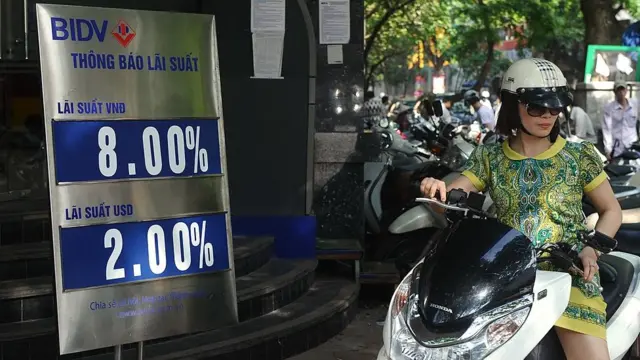 Tỷ giá lãi xuất bên ngoài ngân hàng BIDV hồi 2013