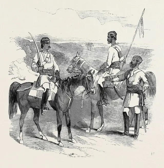 साल 1857 में ब्रिटिश ईस्ट इंडिया कंपनी के लिए काम करने वाले सैनिक