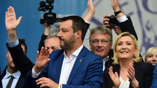 Сальвини и Ле Пен