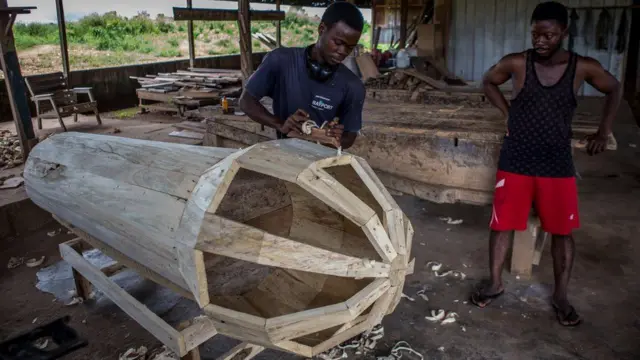 Gushyingura abapfuye muri Ghana