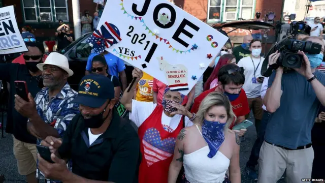 जो बाइडन के समर्थक