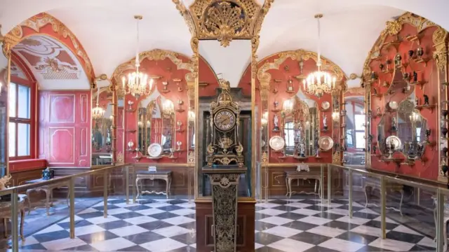 Один из залов музея в Дрездене