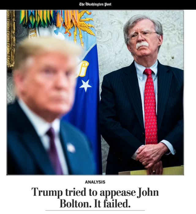 بولتون و ترامپ