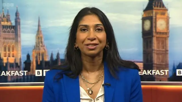 وزيرة الداخلية البريطانية سويلا برافرمان