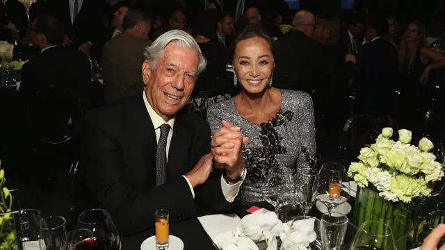 Mario Vargas Llosa e Isabel Preysler