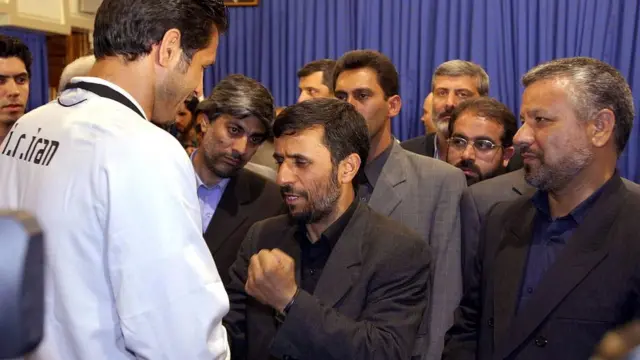 احمدی نژاد و علی دایی