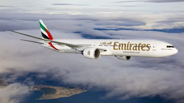 Avión de Emirates