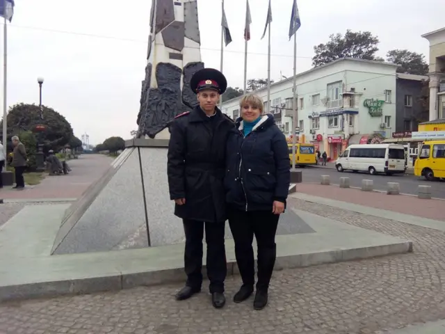 Оксана Макидон с сыном