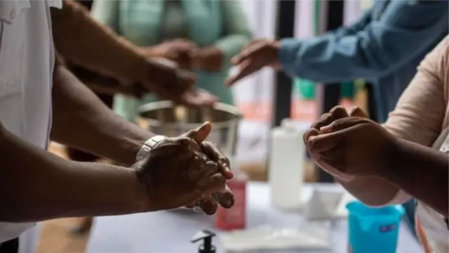 Washing of hands
