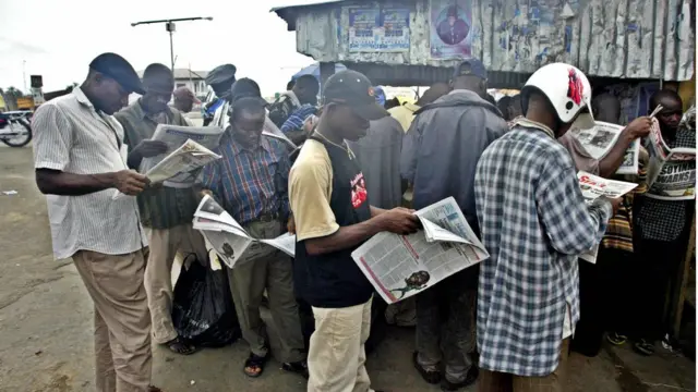 Ndị na-agụ newspaper