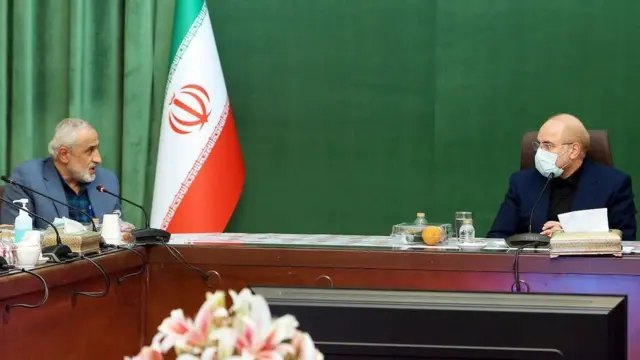 محمدباقر قالیباف و الیاس نادران