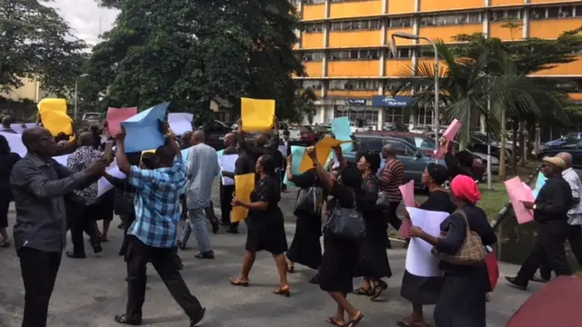 Rivers pensioners dey protest