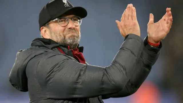 Jurgen Klopp celebrating