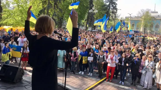 Мітинг під Радою