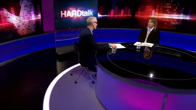 Prof. Dr. Gülnur Aybet, BBC'de yayınlanan HARDtalk