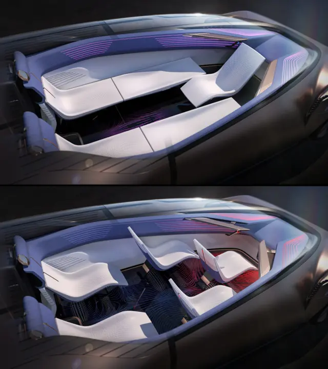 چیدمان صندلی‌های تئورما قابل تغییر است