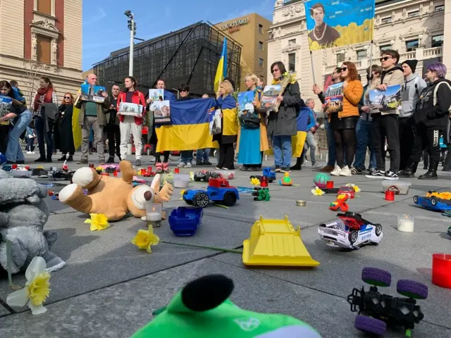 Proukrajinski skup Beograd